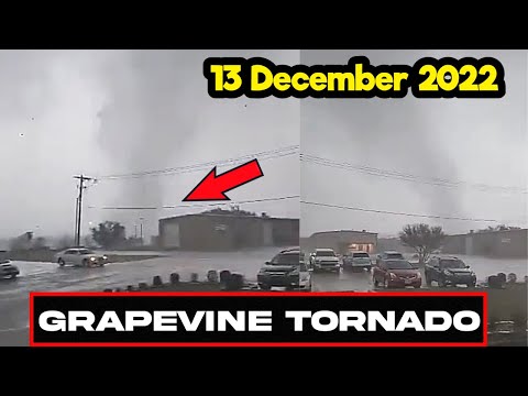 Tornado in Grapevine | 13 December 2022 | Texas ! DETAILS *
