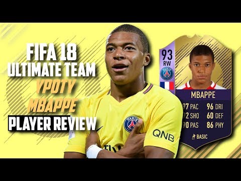 93 YPOTY MBAPPE PLAYER REVIEW FIFA 18 | 93 YPOTY MBAPPE REVIEW | FIFA 18 ULTIMATE TEAM