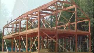 preview picture of video 'Post and Beam Slide Show - Yankee Barn Homes - Timber Frame'