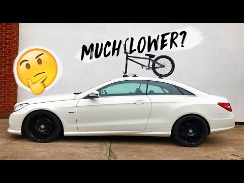 LOWERED MY MERCEDES E350 * EIBACH *