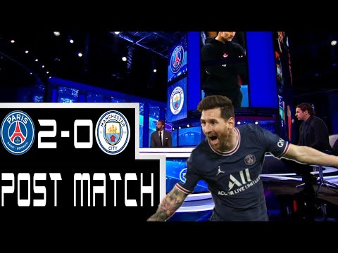PSG VS Manchester City 2-0 Post Match Analysis |  Messi First Goal For PSG 🔥 Pep Guardiola Reaction