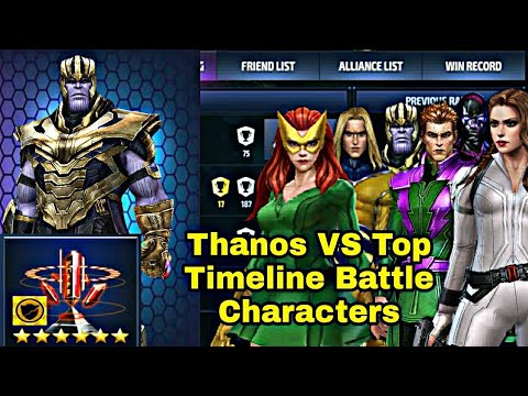 Thanos Gameplay Guide On Timeline Battle - Marvel Future Fight