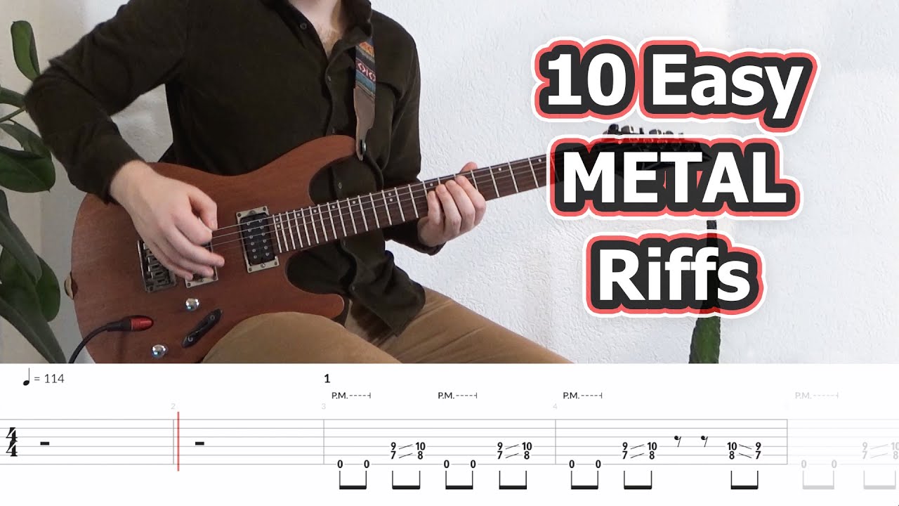 10 Easy Metal Riffs (with Tabs)