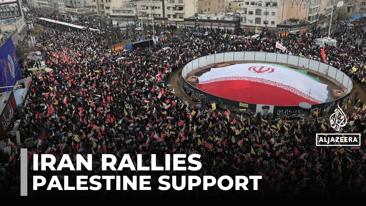 Palestine solidarity marches in Iran: Large crowds turn out despite US-Israeli strikes