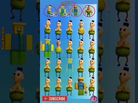 🎮 Can You Spot the ODD Hamood Habibi Tower?! 🍕 Noobini Pizzarini | Odd One Out🔥 #김프로#유백합#roblox