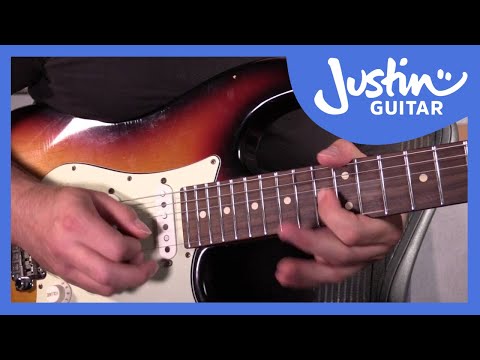 5 Blues Licks In Pattern 4 Minor Pentatonic Blues Scale: Blues Lead Guitar Lesson Tutorial s2p6