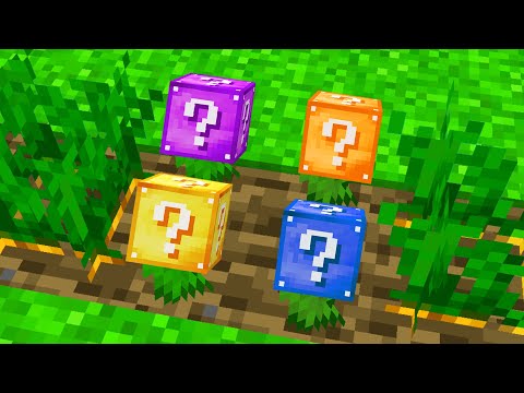 Minecraft BUT You Can GROW LUCKY BLOCKS!