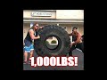 EPIC 1,000lbs TIRE FLIP at LIFT MORE FITNESS!