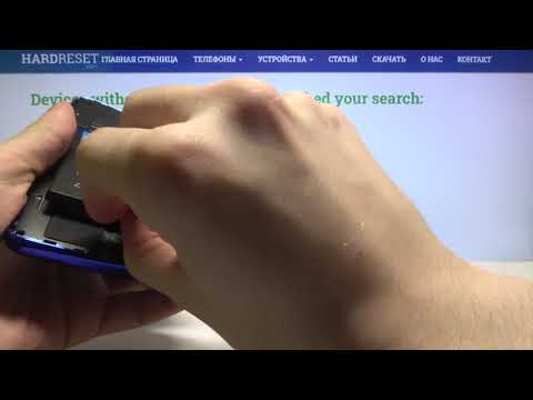 Установка SIM-карты и SD-карты памяти в DUODUOGO J6+