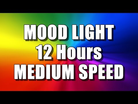 COLOR CHANGING MOOD LIGHT (12 Hours – MEDIUM SPEED) Multi Colour Screen – Relaxing Rainbow colours