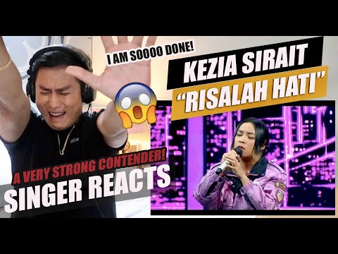 KEZIA SIRAIT - RISALAH HATI (Dewa19) - Indonesian Idol 2021 | SINGER REACTION