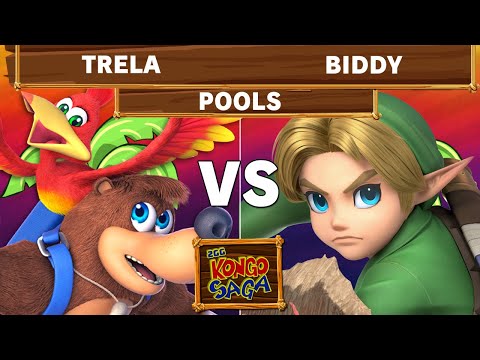 Kongo Saga - Trela (Banjo & Kazooie) Vs Biddy (Young Link) Winners Pools - Smash Ultimate