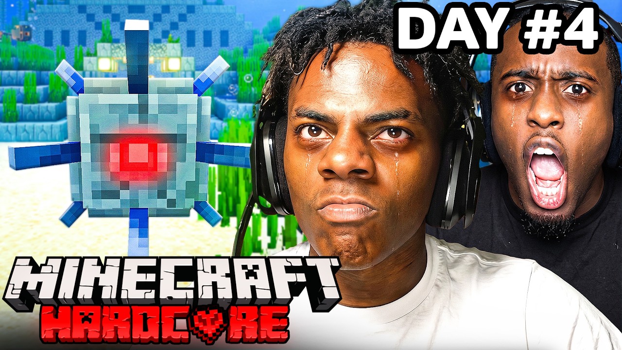 MINECRAFT HARDCORE ALL BOSSES DAY 4 🍄🔨🧟‍♂️ft. KaiCenat
