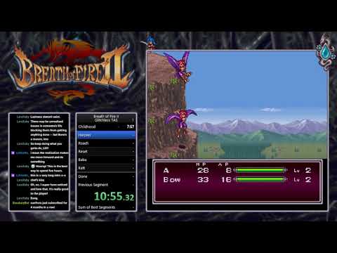 Breath of Fire II Glitchless TAS - 4:44:37 WR