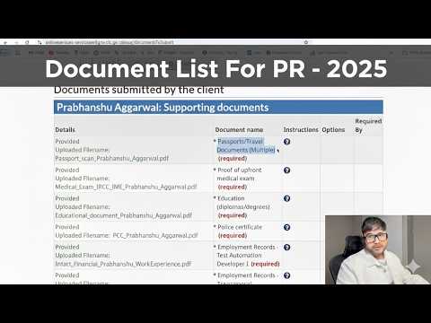 Complete Document Checklist for Canada PR After ITA (2025) | With Letter of Explanation (LOE)