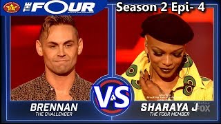 Sharaya J vs Brennan Villines &quot;GO Raya&quot;  The Four Season 2 Ep. 4 S2E4