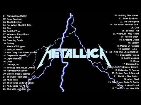Metallica Greatest Hits Full Album 2021 - Best Songs Of Metallica Playlist