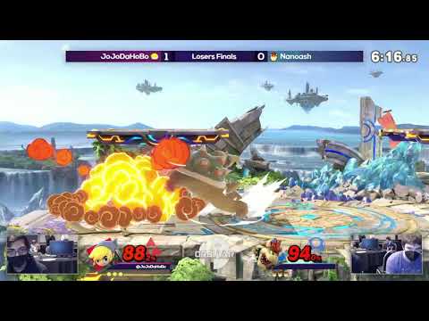 JoJoDaHoBo (Toon Link) vs Nanoash (Bowser) - Orbitar 88 - Losers Finals
