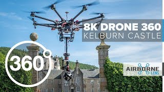 Kelburn Castle - 360 Video - Drone Flyover