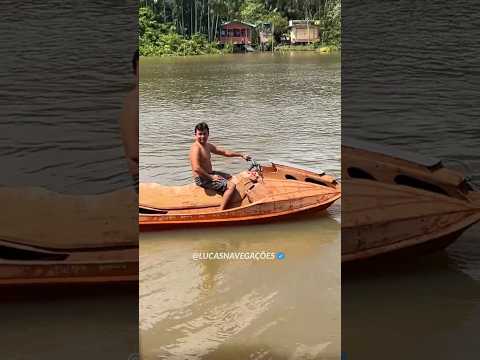 JET-SKI DE MADEIRA DA FERA CRIS JET DE ABAETETUBA/PA. #jetski #jet #seadoo #pará #norte
