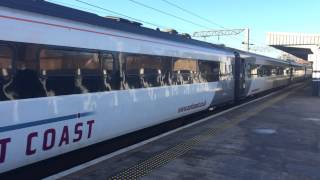 preview picture of video 'East Coast HST 43208 Wakefield Westgate Leeds - KX 13:58'