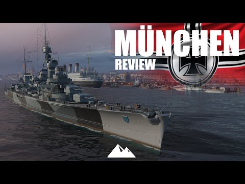 MÜNCHEN, typisch leichter deutscher Kreuzer? JEIN! - World of Warships | [Review] [Deutsch] [60fps]