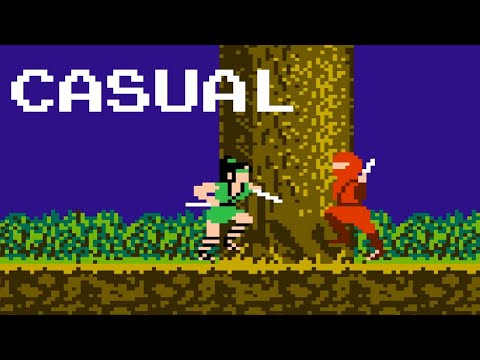 Casual Longplay: The Legend of Kage (NES-NA port) 2-loop session for 1 Player