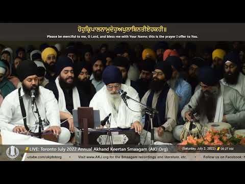 062 Bhai Amolak Singh Jee Australia - Saturday AM - Toronto July 2022 Annual Akhand Keertan Smaagam