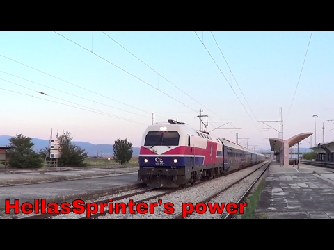 Siemens HellasSprinter ES 64 P, from 0 to 160 km/h and back