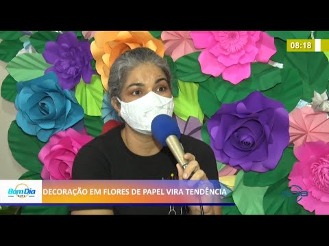 Decoração em flores de papel vira tendência 25 01 2021