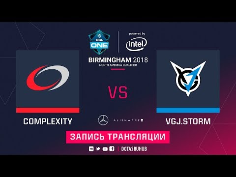 compLexity vs VGJ.Storm, ESL One Birmingham NA qual, game 1 [Lum1Sit]