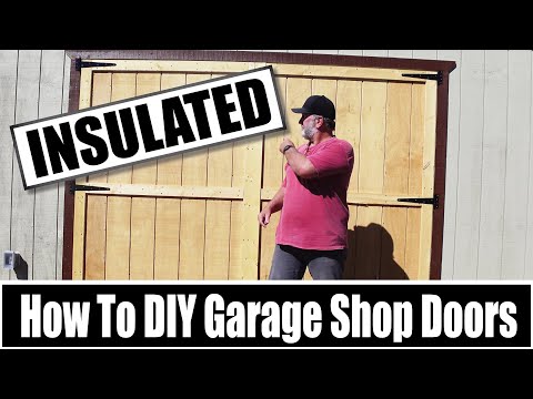 Build Your DREAM Insulated Garage Shop Doors From Scratch!