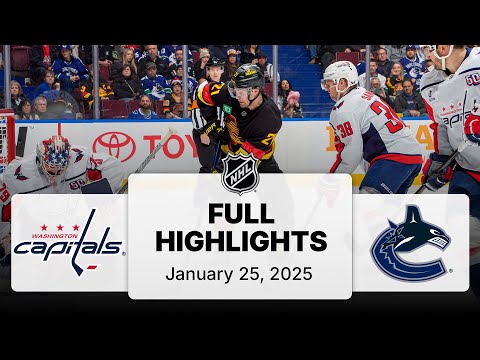 NHL Highlights | Capitals vs. Canucks | January 25, 2025