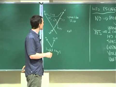 Patrick Hayden - Quantum information and black holes 1