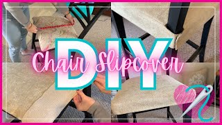 DIY Chair Slipcover | How to Make Custom Chair Slipcover | Easy Slipcover Tutorial | The Craf-T Home