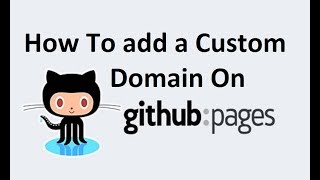 How To add a Custom Domain On Github Pages