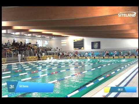 Serie 4 dei 50 Dorso  Assoluti Maschi Master - Campionati Regionali Masters 2014 di Veneto e Friuli