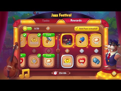 @Fishdom Win Strikes Atlantis Cup Stage 33 - 35. 🎷Jazz Festival Event Level 14 🔐