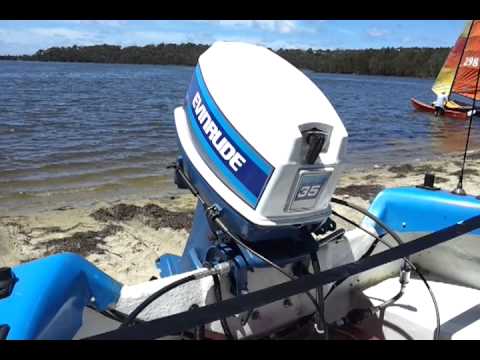 Evinrude 35 with Panther electric tilt