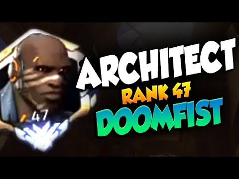 ARCHITECT DOOMFIST! and cute Ana VS CUSTA! [ OVERWATCH SEASON 20 TOP 500 ]