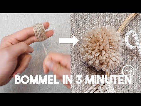 Perfekte Bommel mit der Hand machen - Pom Poms selber machen