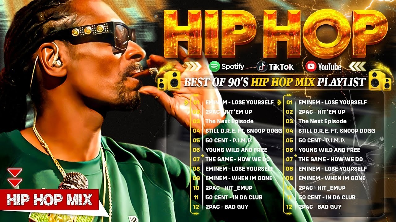 Best of Old School Hip Hop 90's Mix🎵 Snoop Dogg, Dr. Dre, 50 Cent, Eminem, Ice Cube, Juicy