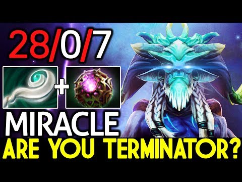 Miracle- [Leshrac] Are you Terminator? Cancer Gameplay 28 Kills 7.21 Dota 2