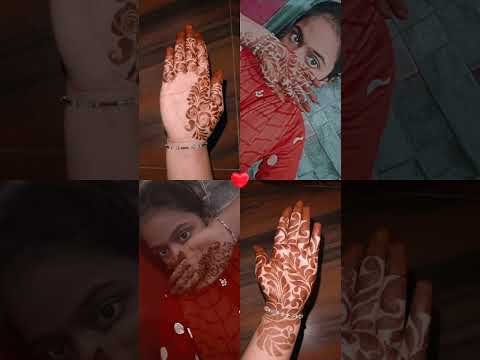 floral mehendi design #flowers #leaves#kaveri#design 🌙✨🌙