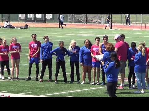 LAHS Track '18 Senior Recognition 4-12-18