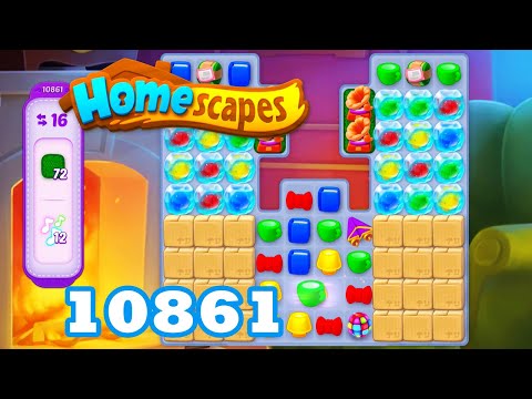 Homescapes Level 10861 HD 3 - match puzzle Gameplay Walkthrough | android | IOS | GameGo Game
