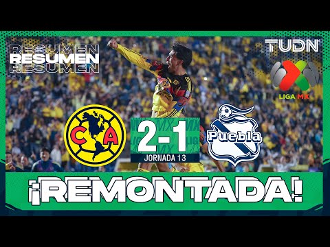 Highlights and goals | América 2-1 Puebla | Liga MX - Matchday 14 Apertura 2025 | TUDN