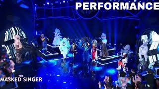 Group Performance &quot;Make Way&quot; by Aloe Blacc | The Masked Singer | Season 1