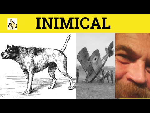 🔵 Inimical Meaning - Inimically Examples - Inimical Definition -  GRE 3500 - Inimical Inimically