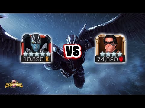 FASTEST 5 STAR RANK 4 ARCHANGEL VS REALM OF LEGENDS WINTER SOLDIER  TAKEOUT! (MCOC)